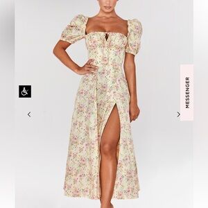 House of CB Tallulah Lemon Floral
